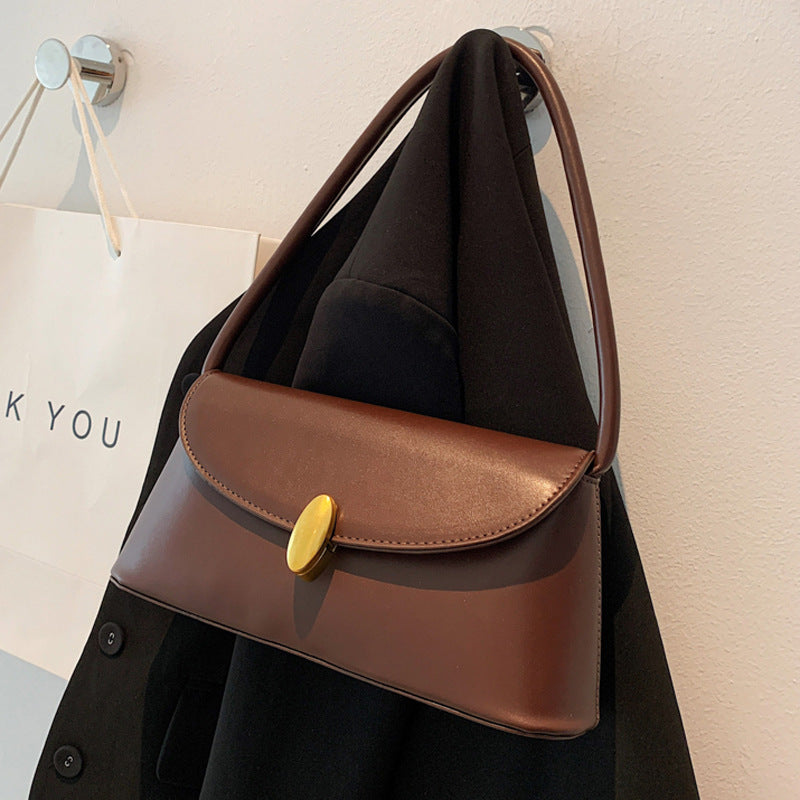 Stylish Good Texture Retro Easy-to-match One-shoulder Underarm Bag