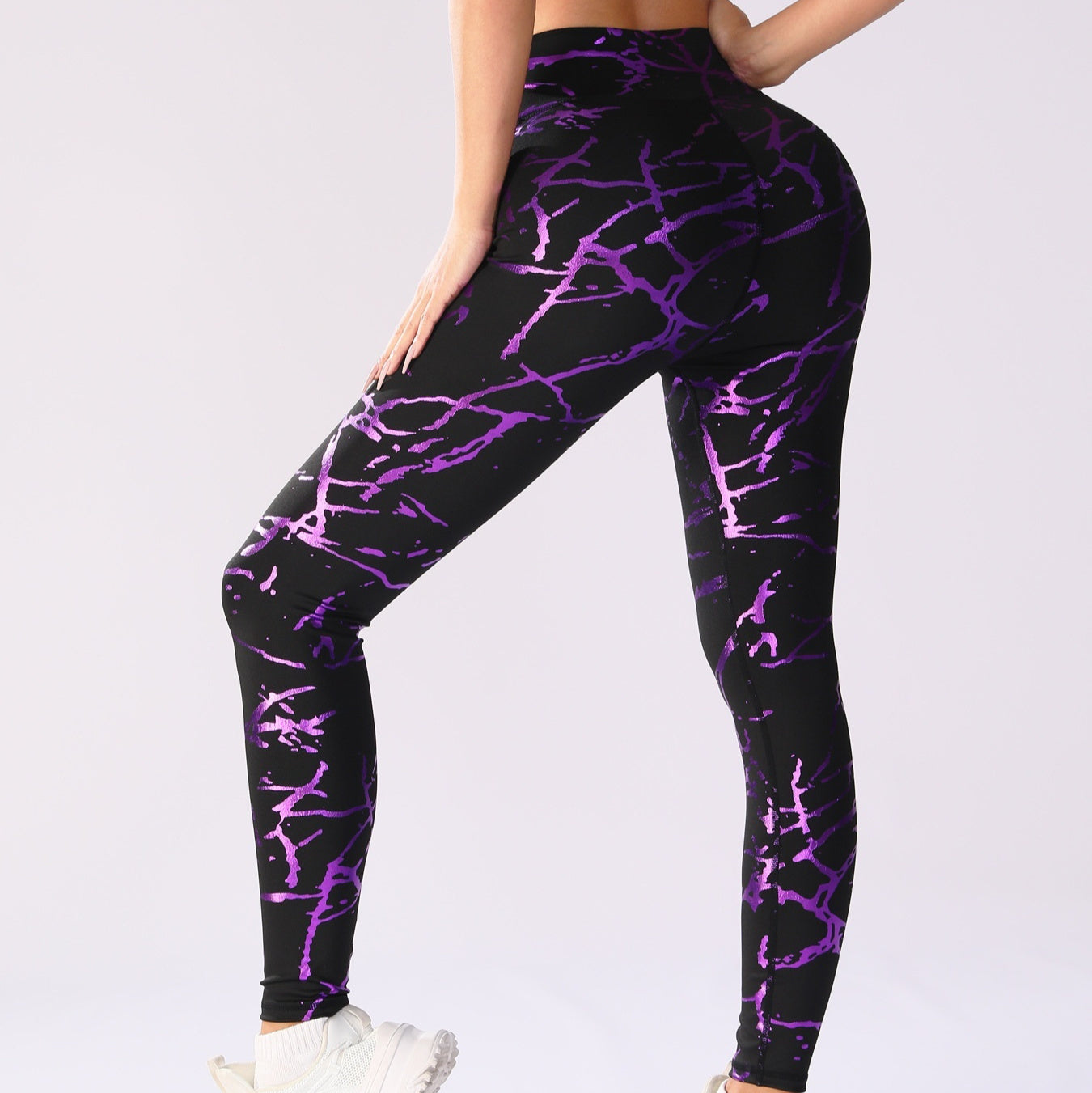 Bronzing Yoga Pants Women's High Waist Hip Lift Sun Protection