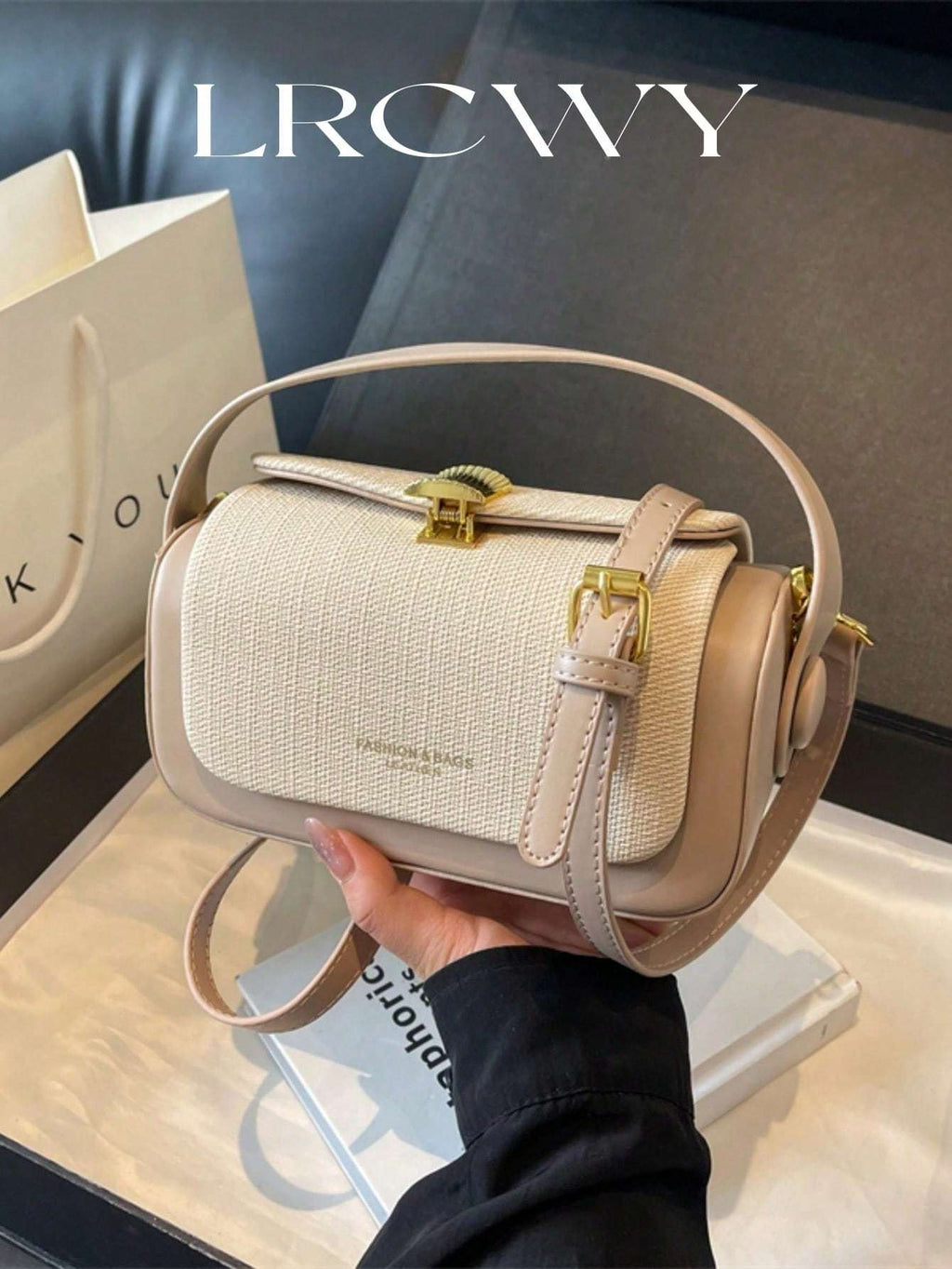 Women's Fashion Trapezoid Handbag With Top Handle, Elegant & Simple Design, Large Capacity, Bag For Women Elegant