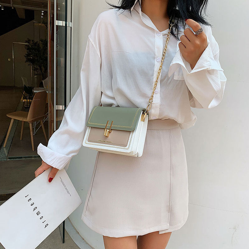 Niche Ins Internet Celebrity Women's Wide Strap Crossbody Bag